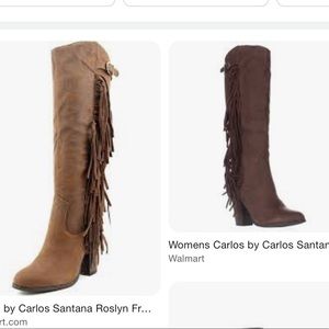 Carlos Santana Fringe Boots 👢